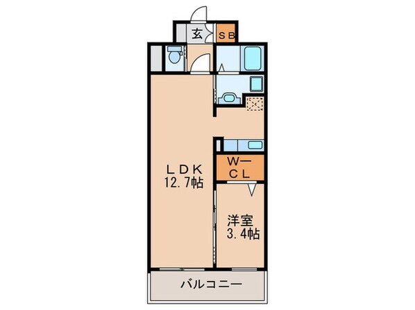 オリーブコートの物件間取画像